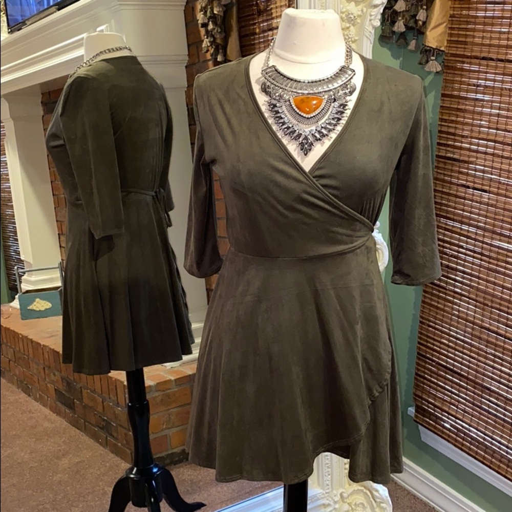 Mini wrap dress
